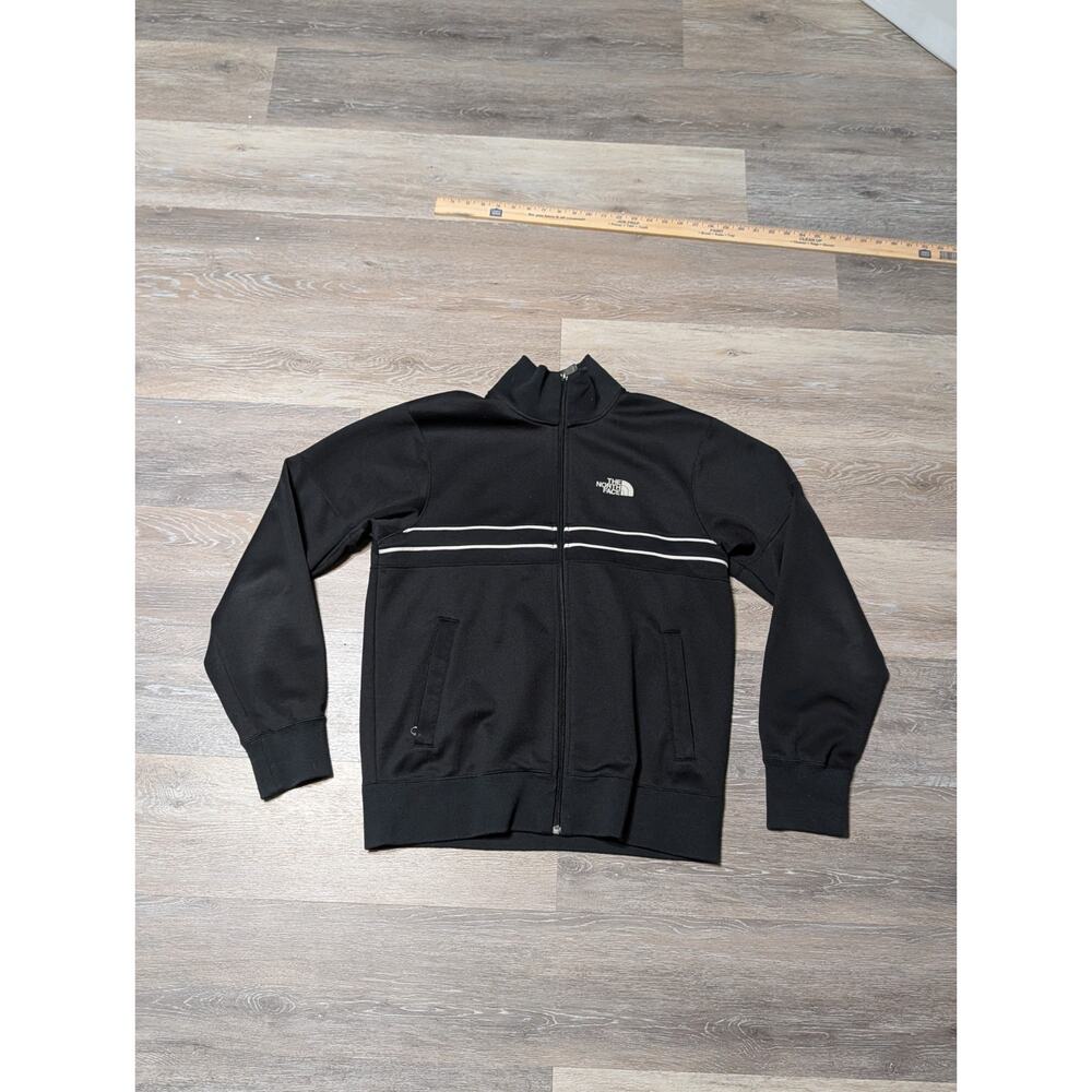 The North Face A5 Series Track Jacket Men’s Medium Black White Stripe Full Zip
